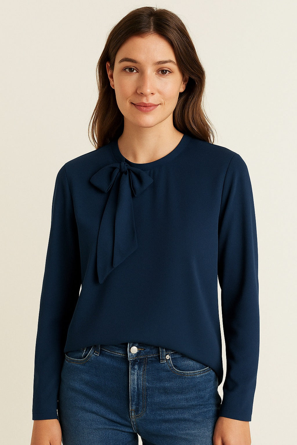 Navy blue top